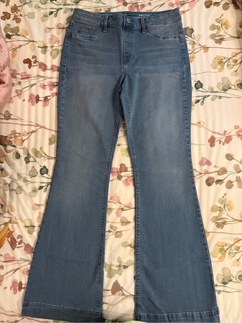 Laurie Felt Stylish Light Blue Flared Women’s Jeans -